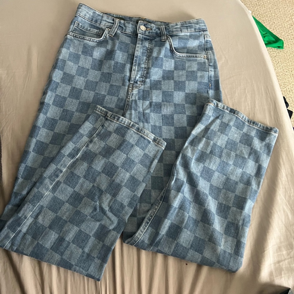 Checkered jeans | size 6